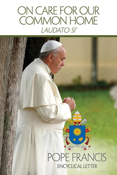 Cover of the English edition of Pope Francis' encyclical on the environment, "Laudato Si', on Care for Our Common Home." (OSV News/Courtesy of U.S. Conference of Catholic Bishops)