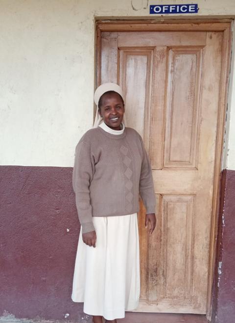 Sr. Josephine Munyiva, headteacher of Savelberg Primary School (Mourine Achieng)