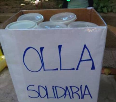 La olla solidaria, símbolo de esperanza y caridad, continúa ofreciendo alimentos a los más necesitados en Venezuela, pese a la persistente crisis económica. (Foto: cortesía Maura Aranguren)