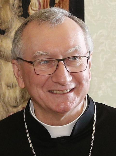 Cardinal Pietro Parolin, Vatican secretary of state, at the Vatican Feb. 3 (CNS/Paul Haring)