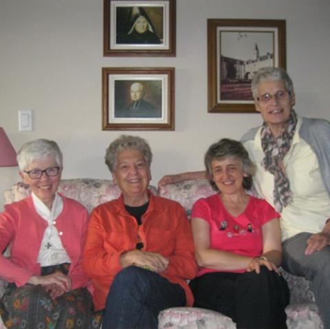 Members of the St. Kateri local community of Ursulines of Jesus (Courtesy of Catherine Grasswill)