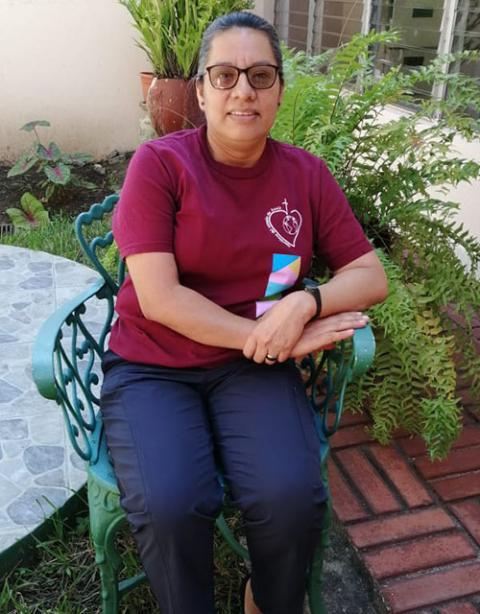Sr. Verónica Hernández Alegría, a member of the Apostolic Sisters of the Heart of Jesus who accompanies Generación Romero (Provided photo) Sr. Verónica Hernández Alegría, a member of the Apostolic Sisters of the Heart of Jesus who accompanies Generación Romero (Provided photo)