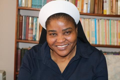 Sr. Nkhensani Shibambu is the superior general of the Companions of St. Angela in Southern Africa. (GSR photo/Doreen Ajiambo)