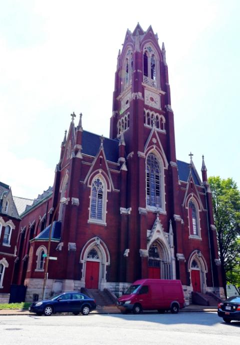 The former St. Liborius Catholic Church in Old North St. Louis (RNS/Bill Motchan) The former St. Liborius Catholic Church in Old North St. Louis (RNS/Bill Motchan)