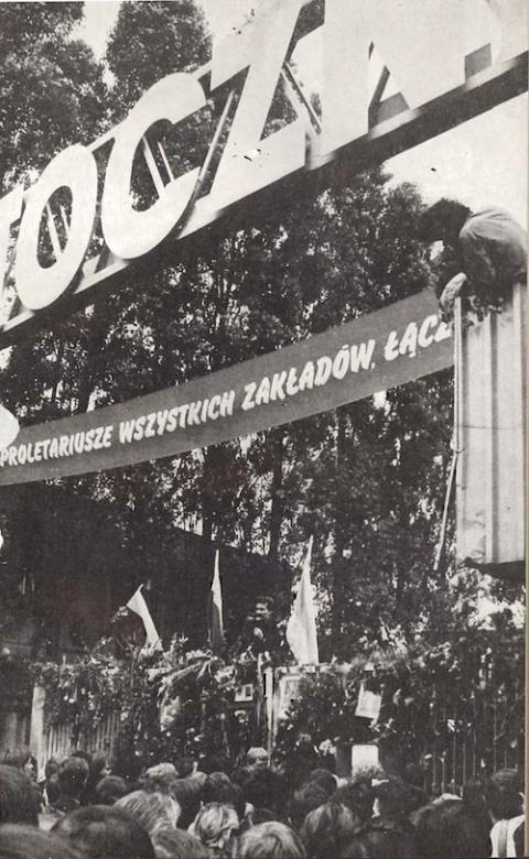 Labor activist and leader Lech Wałęsa speaks to the crowd at the shipyard gate in Gdańsk, Poland, during the strike of 1980. He became the first democratically elected president of Poland in 1990. (Wikimedia Commons) Labor activist and leader Lech Wałęsa speaks to the crowd at the shipyard gate in Gdańsk, Poland, during the strike of 1980. He became the first democratically elected president of Poland in 1990. (Wikimedia Commons)