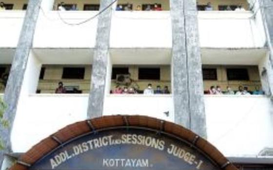 A front view of the Additional District and Sessions Court in Kottayam, Kerala, India, where a not-guilty verdict was pronounced Jan. 14 in favor of Jalandhar Bishop Franco Mulakkal, accused of raping a nun multiple times (M.A. Salim)