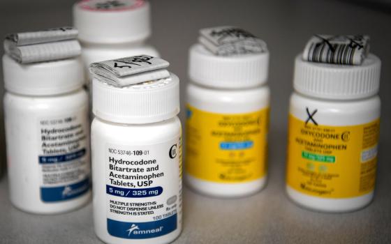 Bottles of opioid-based medication are seen at a pharmacy in Portsmouth, Ohio. (CNS/Bryan Woolston, Reuters) 