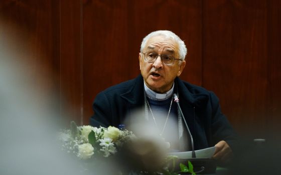 Bishop José Ornelas Carvalho of Setúbal, president of the Portuguese bishops' conference, announces the creation of a national commission to support local dioceses in their investigations into current and historic cases of sexual abuse, in Lisbon Dec. 2, 