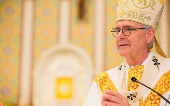 Archbishop Paul Coakley of Oklahoma City is seen May 19, 2021, at the Cathedral of Our Lady of Perpetual Help. (CNS/Courtesy of the Archdiocese of Oklahoma City)