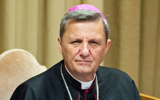 Maltese Cardinal Mario Grech, secretary-general of the Synod of Bishops, is pictured at the Vatican in a 2019 file photo. (CNS/IPA/Sipa USA via Reuters)