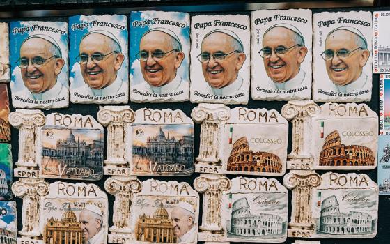 Souvenir magnets displayed for sale in Rome (Unsplash/Gabriella Clare Marino)