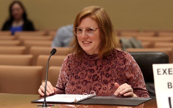 Nebraska state Sen. Machaela Cavanaugh has filibustered nearly every bill before the Nebraska Legislature since Feb. 23, the day after state Sen. Kathleen Kauth introduced a bill to ban gender-affirming surgeries, the use of puberty blockers and hormone therapy for trans youth under age 19. (Courtesy of Nebraska State Legislature)