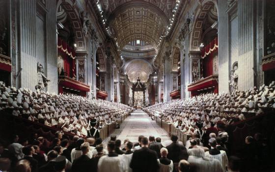 The opening session of the Second Vatican Council in St. Peter's Basilica at the Vatican Oct. 11, 1962. (CNS/Catholic Press Photo/Giancarlo Giuliani)