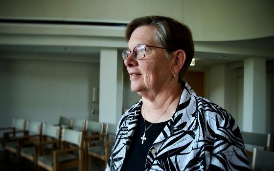 Dominican Sr. Maureen Geary at her congregation's motherhouse on June 9 in Grand Rapids, Michigan. On Aug. 11, Geary will become president of the Leadership Conference of Women Religious at the organization's annual assembly in Dallas. (GSR photo/Dan Stockman)