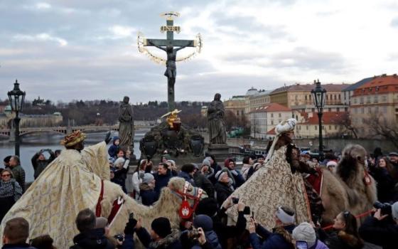 Epiphany procession in Prague