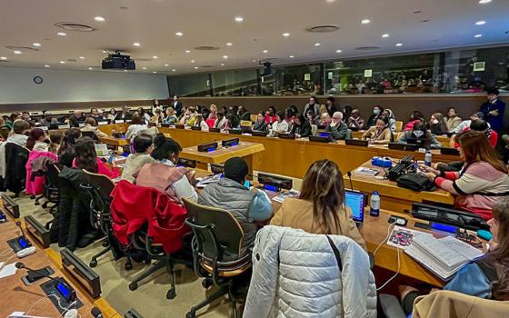 The Vatican's March 19 event at the United Nations about faith-based organizations promoting women's leadership, held during the 68th session of the U.N.'s Commission on the Status of Women (NCR photo/Joshua J. McElwee)