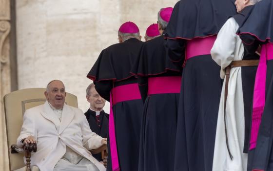 Faceless prelates line up before Pope Francis