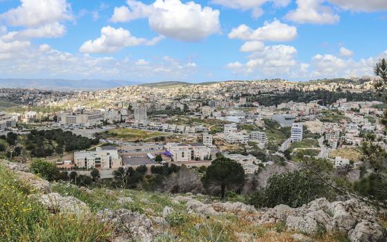 A view of Nazareth, Israel, is seen in an undated photo. (Wikimedia Commons/Shalev Cohen)