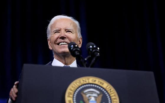 U.S. President Joe Biden speaks at the 115th NAACP National Convention in Las Vegas, Nevada, July 16. (OSV News/Reuters/Tom Brenner)