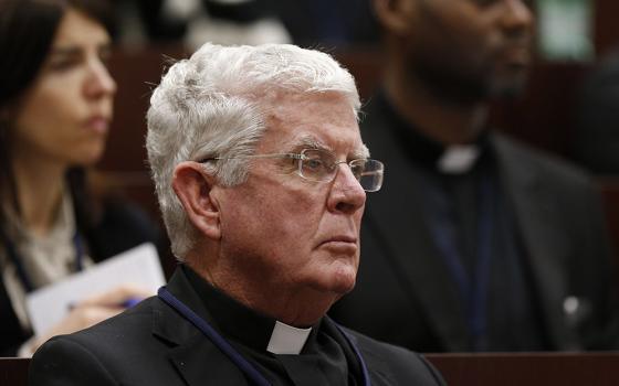 Fr. Robert McCulloch of the Missionary Society of St. Columban attends a seminar on safeguarding children in Rome in this March 23, 2017, file photo. (CNS/Paul Haring)