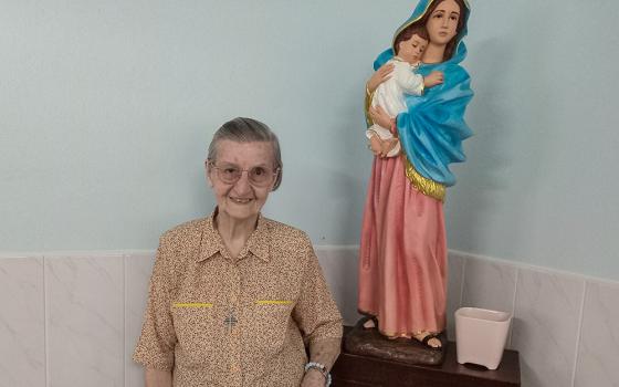 Sr. Louise Horgan, 90, at the Fatima Self-Help Centre in Bangkok. More than four decades of gentle determination and dedication to uplifting Bangkok's most vulnerable have made Horgan a well-respected pillar of the Bangkok community. (Courtesy of Louise Horgan)