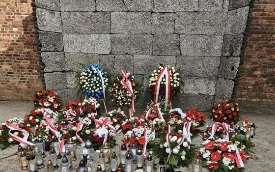 Thousands of victims were shot to death at the execution wall at Auschwitz. 