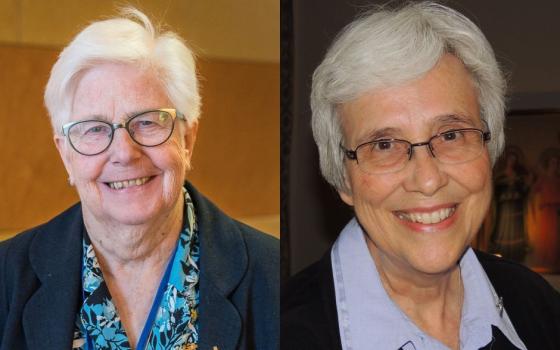 The International Union of Superiors General announced Aug. 25 the retirement of Loretto Sr. Patricia Murray (left), from Ireland, as UISG executive secretary, with Sr. Roxanne Schares, an American School Sister of Notre Dame, to succeed her Sept. 1. (Courtesy of UISG)