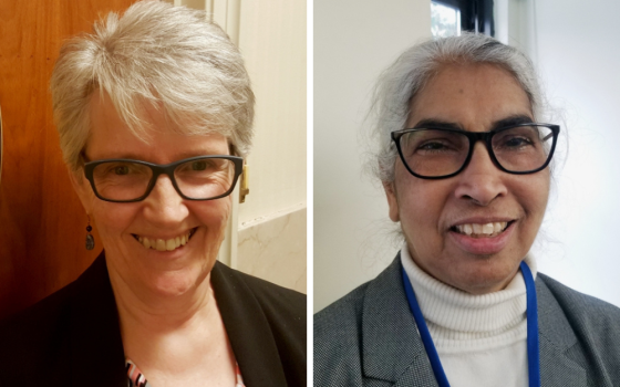 Sr. Winifred Doherty of Ireland and Sr. Teresa Kotturan of India (GSR file photos)