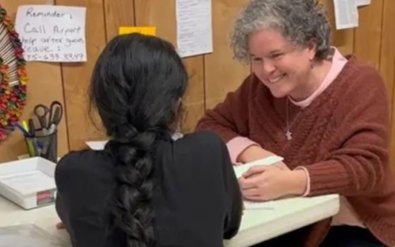 St. Joseph Sr. Deirdre Griffin does one-on-one ministry in El Paso, Texas. She is executive director of the U.S. Federation of the Sisters of St. Joseph. (Courtesy of Deirdre Griffin)