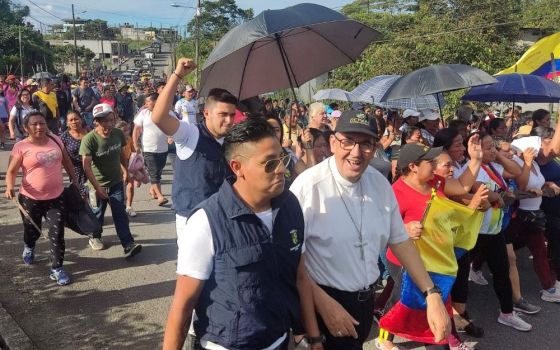 Bishop Rafael Cob of Puyo has condemned reports of violence at protests in Ecuador, but said, "The general strike came in response to a situation of injustice and marginalization of the poor." (Courtesy of Rafael Cob)