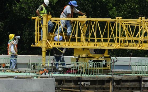 Construction workers in Texas