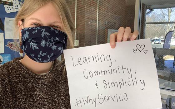 As part of a campaign hosted by Catholic Volunteer Network, I answered the question "Why service?" alongside volunteers around the world. I engage in service for many reasons, namely to learn, grow in community and practice simple living. (Maddie Thompson