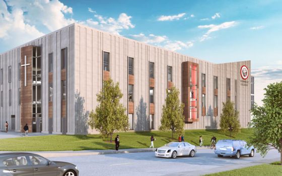An artist's rendering of Donnelly College's planned new academic building in Kansas City, Kansas (Donnelly College)