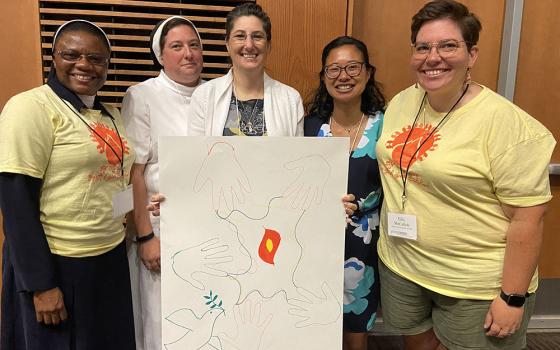 Humility of Mary Sr. Eilis McCulloh's "home group" — her discussion group during the National Giving Voice Gathering.