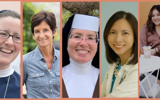 "Discover the Gift" keynote speakers, from left: Life Sr. Virginia Joy, Debbie Herbeck, Carmelite Mother Gloria Therese, Dr. Myma Albayda and Sonia Quintero (Given Institute)