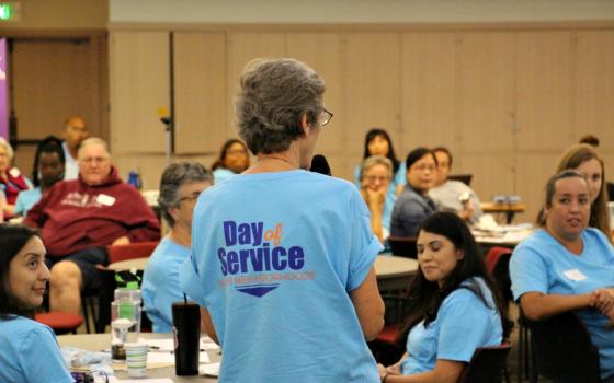 About 100 Sisters of St. Joseph of Orange, St. Joseph Workers and laypeople took part in a day of service in our neighborhoods Sept. 28. (Courtesy of the Sisters of St. Joseph of Orange)