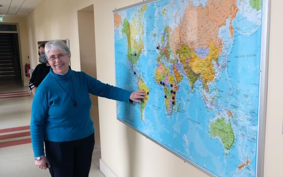 Sr. Sheila Campbell reminisces on her world travels (Courtesy of Sheila Campbell)