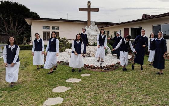 Postulants and novices of the Lovers of the Holy Cross of Los Angeles. A Trinity Washington University/CARA study says that there are more than 4,000 "international sisters" who are currently in the U.S. for formation, studies or ministry.