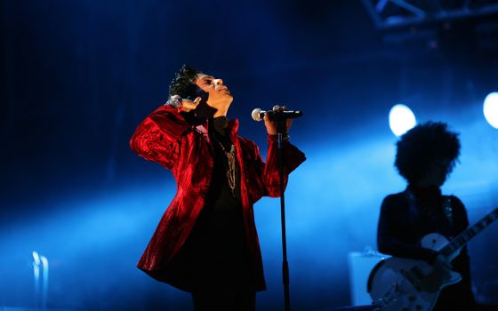 Prince performs in concert in Budapest, Hungary, Aug. 9, 2011. (Dreamstime/Mark Milstein)