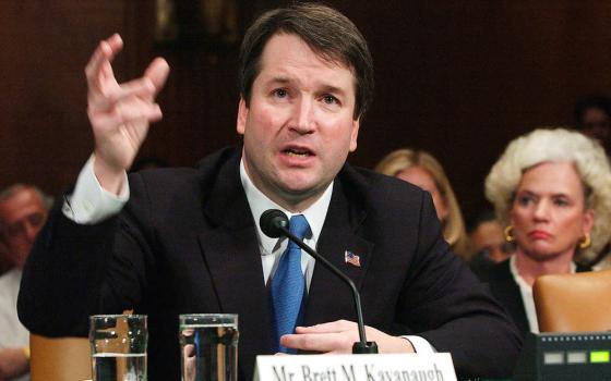 Brett Kavanaugh appears before the Senate Judiciary Committee on Capitol Hill in Washington on April 26, 2004. President Donald Trump's nominated Kavanaugh to Supreme Court Monday night July. (AP Photo/Dennis Cook, File)