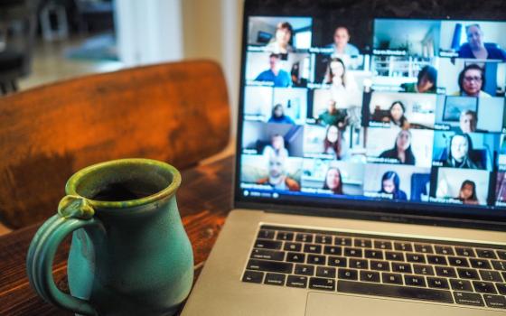 Zoom meeting on a laptop  (Unsplash/Chris Montgomery)