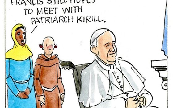 Francis, the comic strip: Francis still hopes to meet with Patriarch Kirill — maybe the most crucial meeting of his papacy!