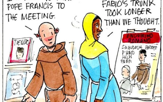 Francis, the comic strip: Brother Fabio gets his 15 minutes of fame