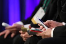 Bishops vote Nov. 12, 2019, during the fall general assembly of the U.S. Conference of Catholic Bishops in Baltimore. (CNS/Bob Roller)