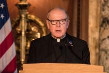 Jesuit Fr. Leo O'Donovan is seen in a 2017 file photo. (Wikimedia Commons/Netherlands Embassy/Stephen Voss)