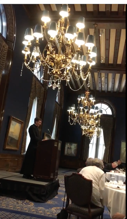 Fr. James Altman speaks at the Union League Club of Chicago on Oct. 9. (NCR screenshot) Fr. James Altman speaks at the Union League Club of Chicago on Oct. 9. (NCR screenshot)