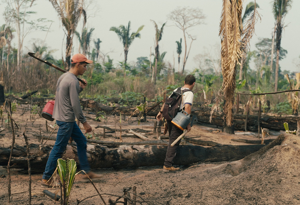 What was once forest is now a charred landscape, as settlers push into protected areas of the Amazon rainforest. (Films.NationalGeographic.com/Amazon Land Documentary/Alex Pritz)