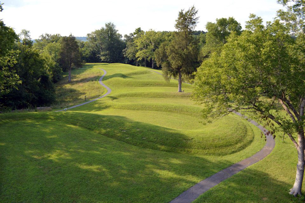 A portion of Serpent Mound along Ohio Brush Creek near Peebles, Ohio. (RNS/Stephanie A. Terry/Wikipedia/Creative Commons) A portion of Serpent Mound along Ohio Brush Creek near Peebles, Ohio. (RNS/Stephanie A. Terry/Wikipedia/Creative Commons)