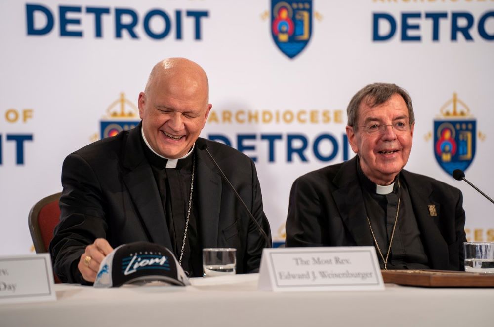 Archbishops Edward Weisenburger and Allen Vigneron