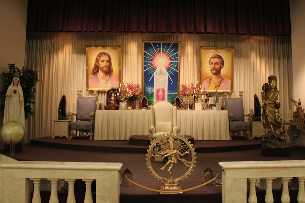 The main church sanctuary at Church Universal and Triumphant headquarters